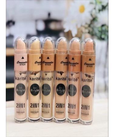 Luxury cosmetics Consilery pencil-grapector 2B1 6 pcs