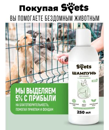 Spets Shampoo for cats and cats kittens hypoallergenic 250 ml - Buy Online on GoSupps.com