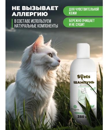Spets Shampoo for cats and cats kittens hypoallergenic 250 ml - Buy Online on GoSupps.com