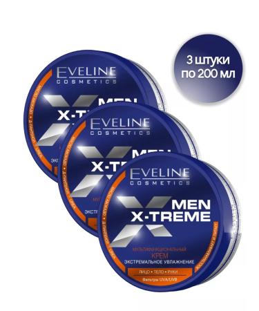 EVELINE Cream for face hands and bodies 200 ml 3 cans