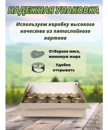 Berezovsky MeatCanning Plant Belorussian stew Belorussian chopped 10 cans - Buy Online on GoSupps.com