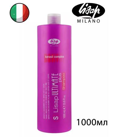 Lisap Shampoo with the smoothing action of Ultimate Plus 1000ml