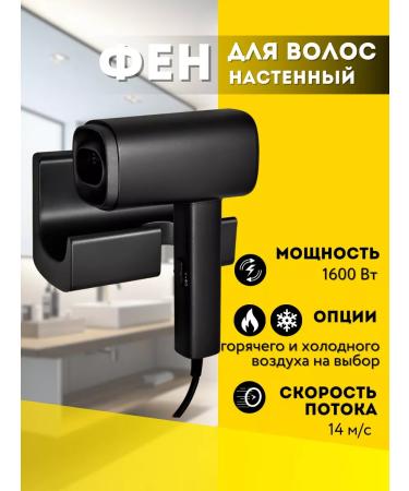 ALLPUFF Wall-mounted hair dryer