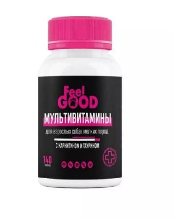 FeelGood Multivitamins mini dogs with cornitin and taurin 140 tab