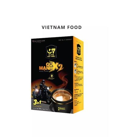 TRUNG NGUYEN Vietnamese soluble coffee G7 Gu Manh X2 (12x25g) - Buy Online on GoSupps.com