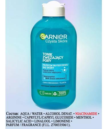 Garnier Face tonic clean skin 200 ml - Buy Online on GoSupps.com