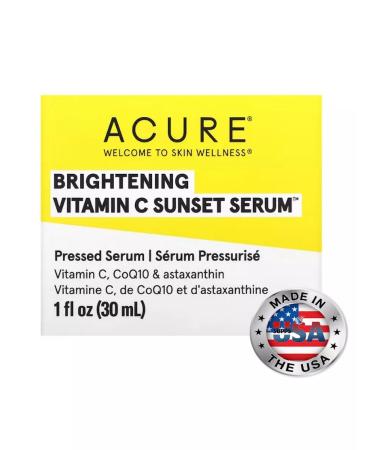 Acure Lightening serum with vitamin C Sunset Serum