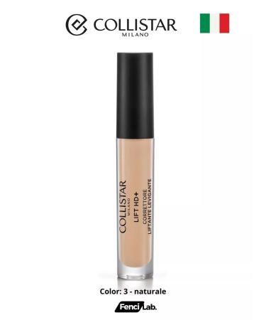 Collistar Lift HD N3 corrector with the effect of the "Naturale"