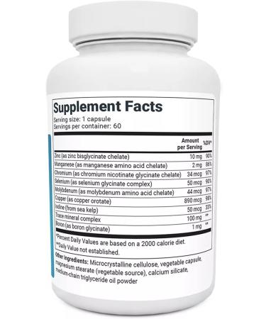 Dr Berg Improved complex of trace elements and minerals 60 capsules - Buy Online on GoSupps.com