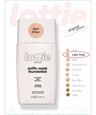 Lottie London Selfie Ready Light Beige Tonal Tonal