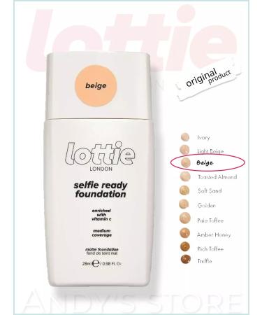 Lottie London Mating tonal remedy Selfie Ready tone Beige