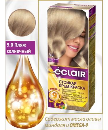 Eclair Hair dye 9.0 Sunny Beach Omega 9
