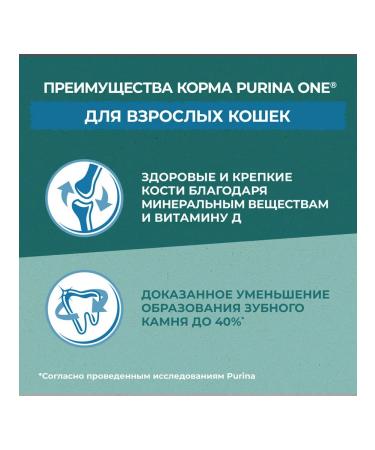 PURINA ONE Dry food for cats of a dial of a spirulin 0.68 kg 4 pcs - Buy Online on GoSupps.com