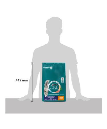 PURINA ONE Dry food for sterilized cats of domestic chicken 3kg - Buy Online on GoSupps.com
