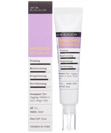 DERMA FACTORY Regenerating serum for the face with bakuchiol
