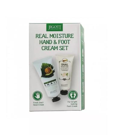 Jigott A set of hands and legs with snail mucin 100ml+100ml - Buy Online on GoSupps.com