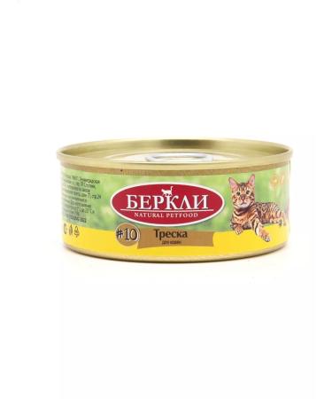 Berkley No. 10 Wet food for cats and kittens cod - 100 g x 12 pcs - Buy Online on GoSupps.com