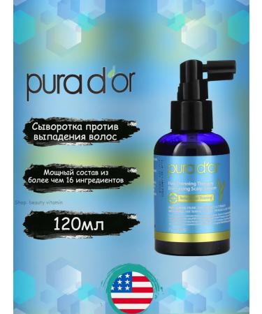 PURA D'OR Cure of the hair restores against the thinning of hair Purador