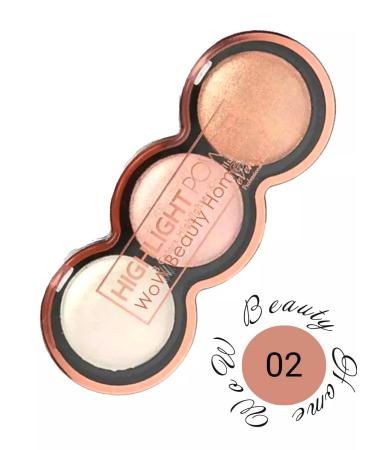 Bronze Girl Highlighter for Facial 3 in 1 (02)