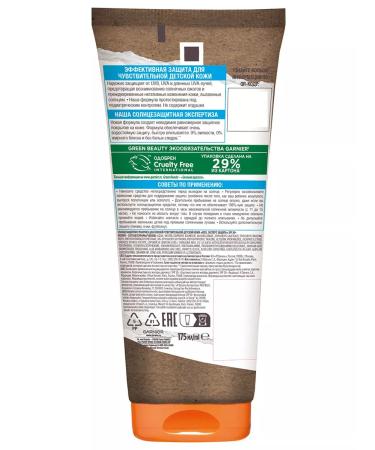 Garnier Milk for the body and face Sunny children's SPF50+ 175ml - Buy Online on GoSupps.com