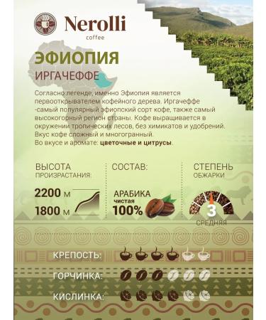 Nerolli Capsules for coffee machine Ethiopia Irgacheffe 20 pcs - Buy Online on GoSupps.com