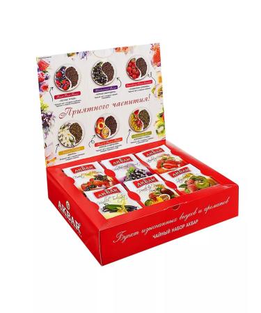 AKBAR Set of tea gift assorted 6 types of 5 pcs - Buy Online on GoSupps.com