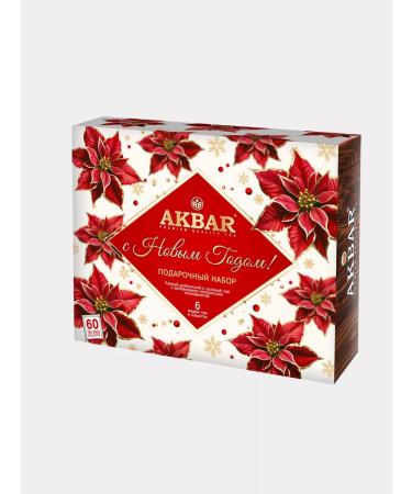 AKBAR A set of tea gift assorted 6 types of 10 pcs - Buy Online on GoSupps.com