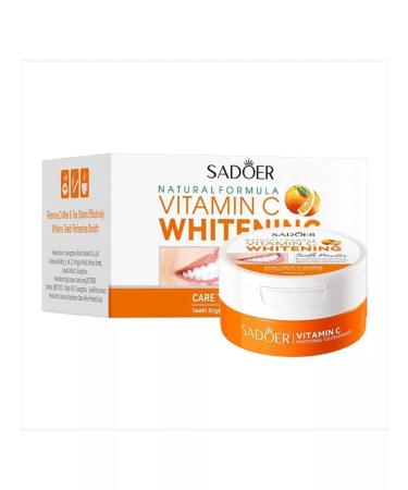 Promotion Whitening powder for teeth with vitamin C