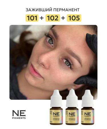 NE Pigments Pigment for eyebrow permanent 101 blond warm 10 ml - Buy Online on GoSupps.com
