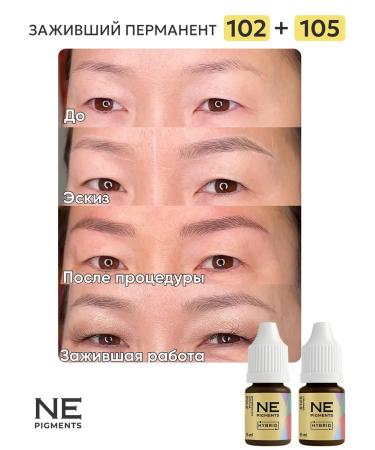 NE Pigments Pigment for eyebrow permanent 102 blond cold 1 ml - Buy Online on GoSupps.com