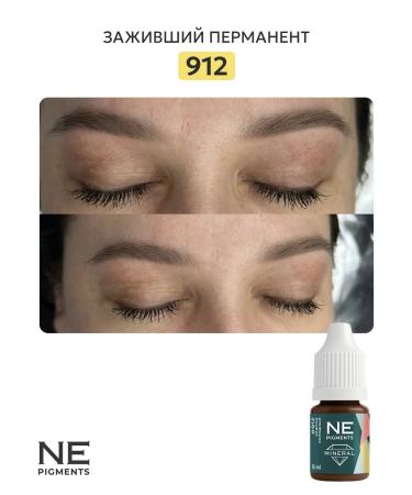 NE Pigments Pigment 912 Kashtan cold for a permanent eyebrow 15ml - Buy Online on GoSupps.com