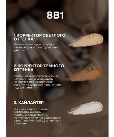 Totti Beauty Palette for contouring a sculptor with a highlighter - Buy Online on GoSupps.com