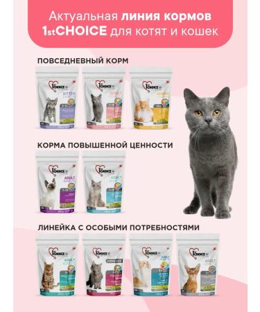 1st Choice Vitaly's food for cats with dry chicken 350g - Buy Online on GoSupps.com
