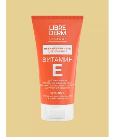 LIBREDERM Vitamin E Tender cream gel for washing 150ml 3UP