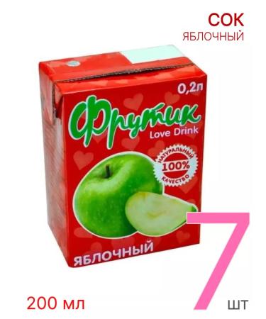 Frutik Children's apple juice 0.2 l 7 pcs
