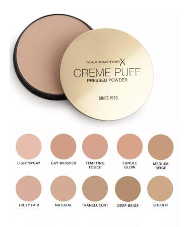 MAX FACTOR Creme Puff compact powder tone 55 Candle Glow 14g - Buy Online on GoSupps.com