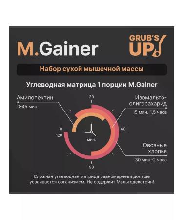 Grub's up Squirrel-carbohydrate cocktail (Heiner) m.gainer strawberry 500g - Buy Online on GoSupps.com