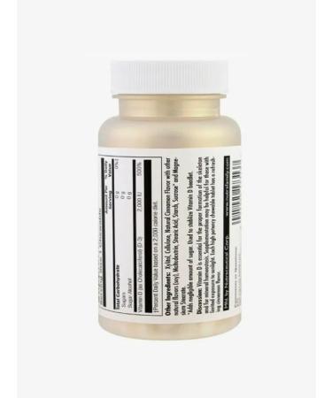 KAL Vitamin D3 cinnamon 100 tablets - Buy Online on GoSupps.com