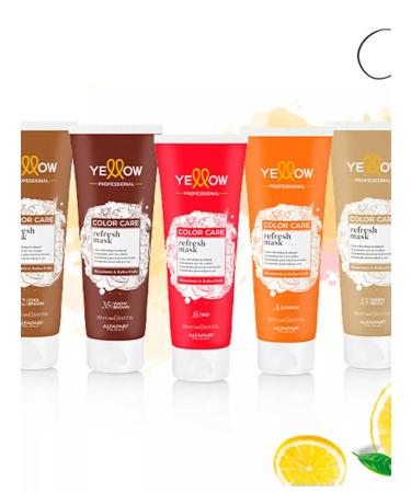 YELLOW Pigmented mask .4 (copper) 250 ml - Buy Online on GoSupps.com