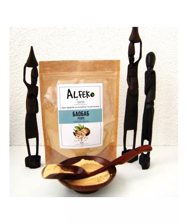 Alfeko Herbs Baobab. Powder from dried pulp of fruits. 400 g - Buy Online on GoSupps.com