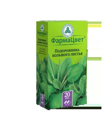 HERBS AND TEAS Plantain large leaves 1.5 grams 20 f pak