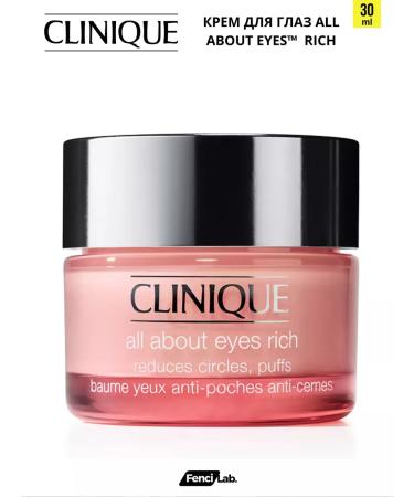CLINIQUE Skin care cream around the eyes All About Eyes Rich 30ml