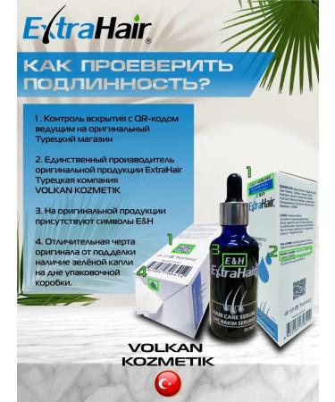 Extra Hair Volkan Kozmetik Extrahair Volkan Kozmetik 2pcs + Dermaroller - Buy Online on GoSupps.com