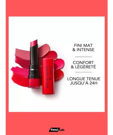 Bourjois Lipstick Rouge Velvet Stick 11 Berry Formidable - Buy Online on GoSupps.com