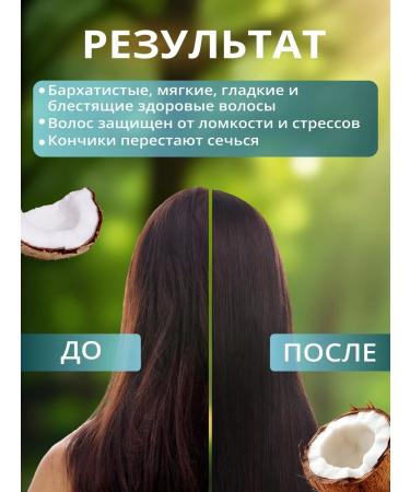 Ecolatier Hair balms Power & Restoration Coconut 250ml - Buy Online on GoSupps.com