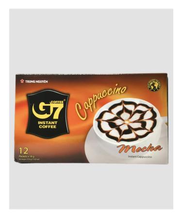 TRUNG NGUYEN Vietnamese soluble coffee G7 CAPPUCCINO MOCHA - Buy Online on GoSupps.com