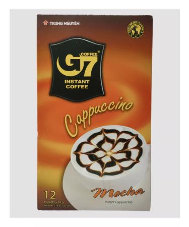 TRUNG NGUYEN Vietnamese soluble coffee G7 CAPPUCCINO MOCHA - Buy Online on GoSupps.com