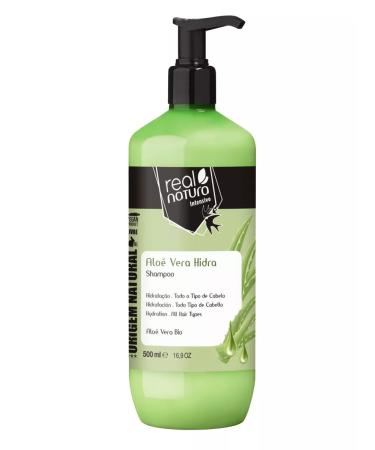 Real Natura Shampoo Aloe Vera Shampoo Aloe Vera Hidra 500 ml