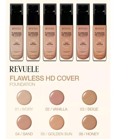 Revuele Tonal cream natural finish- beige 30ml - Buy Online on GoSupps.com