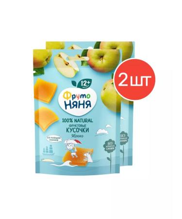 Frutonyanya Fruit pieces of apples 53g from 12 months 2 pcs